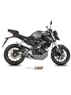 Pełny układ wydechowy (GP) MIVV do Yamaha MT-125 (15-19) / YZF R125 (14-18) carbon