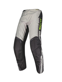 Spodnie dziecięce off-road Scott 350 Race szaro-żółte