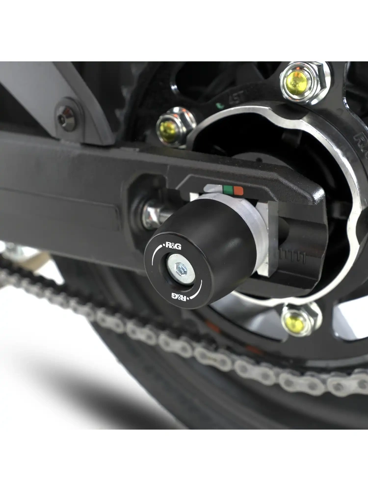 Slidery wahacza R&G Racing Honda CB 1000 Hornet/ SP (25-)/ CB 1000 GT (26-) z rolkami APEX Cotton Reels czarne