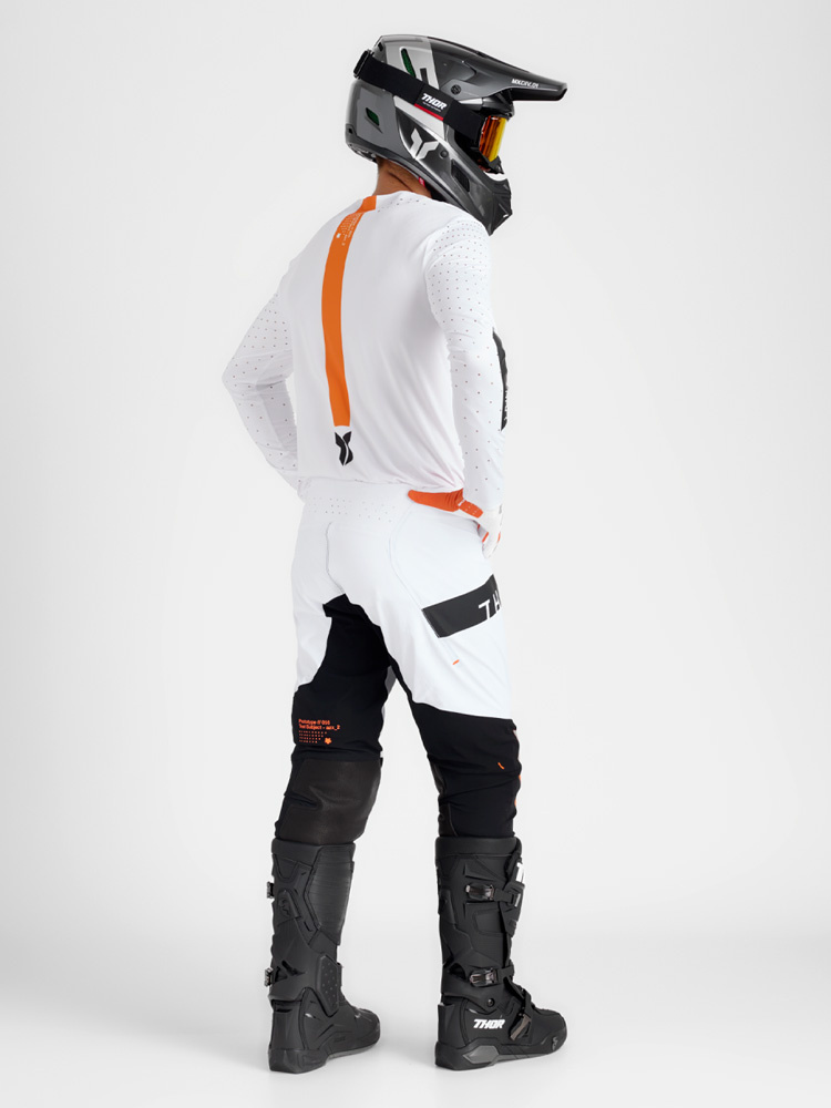 Bluza enduro Thor Sportmode Rogue biało-pomarańczowa