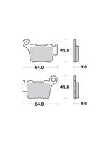KLOCKI HAMULCOWE SBS 791 RSI
