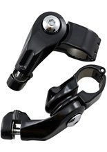 Krótkie regulowane ramiona Tour-Tech do spacerówek Kuryakyn uniwersalne czarne