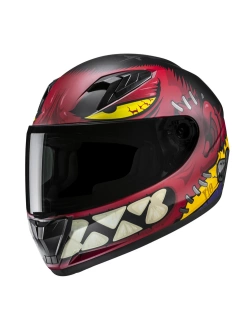 Kask integralny dziecięcy HJC Y10 Frank czerwono-czarny