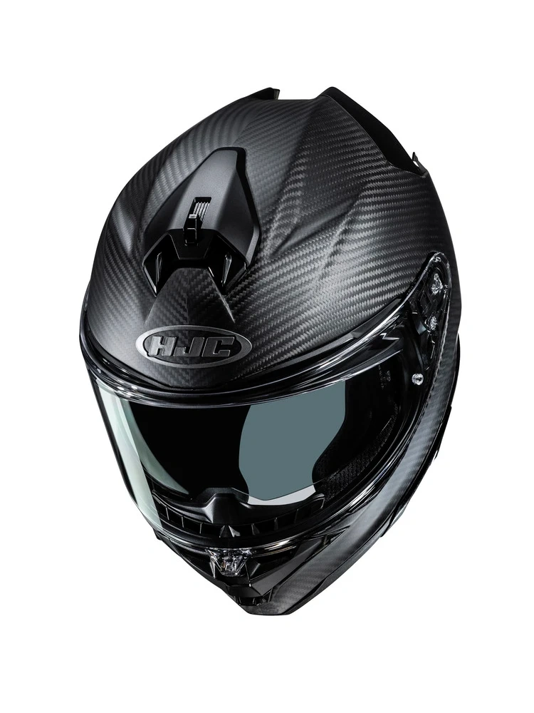 Kask integralny HJC F72 Carbon Solid czarny matowy