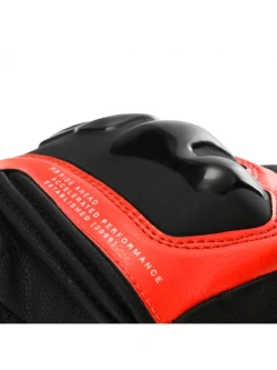 Rękawice motocyklowe Shima Spark 3.0 czarno-fluo czerwone