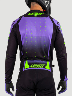 Bluza enduro Leatt Moto 4.5 Lite Argon czarno-niebiesko-zielona