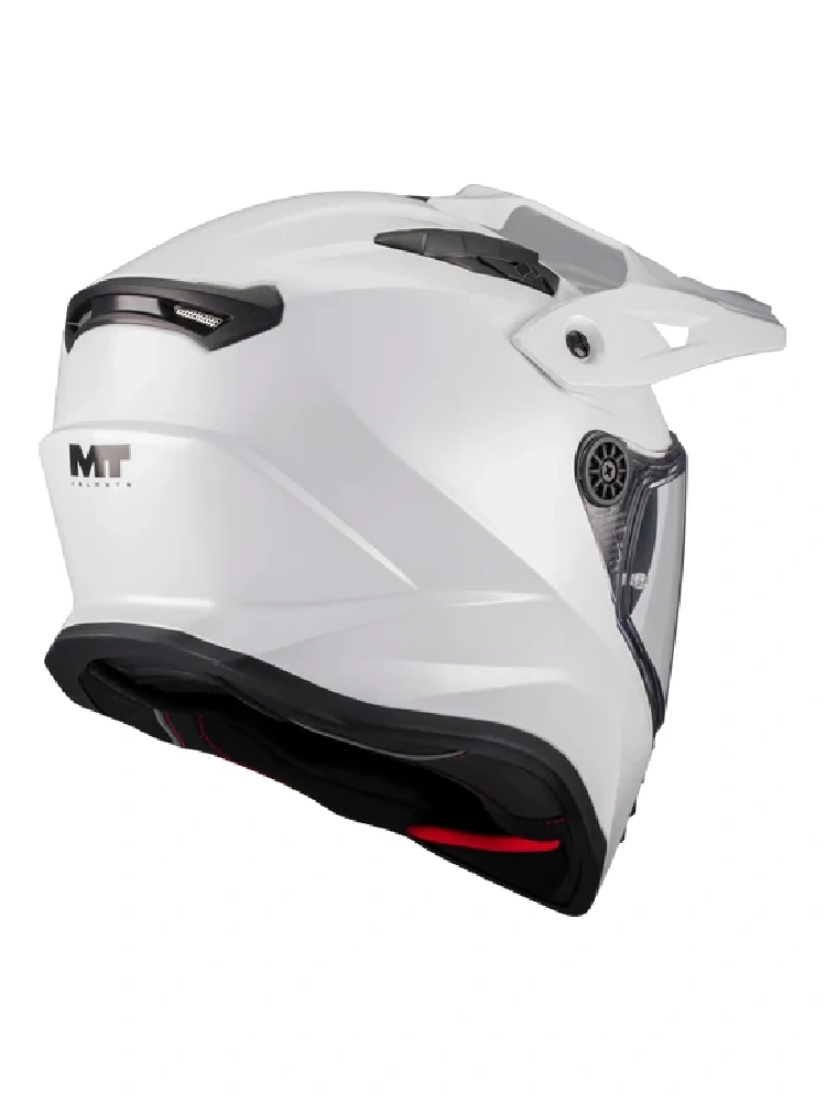 Kask adventure MT Track SV Pure A0 biały, połysk