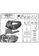 Stelaż pod kufer centralny Monolock Kappa Yamaha FJR 1300 (06-20) [płyta montażowa w zestawie]