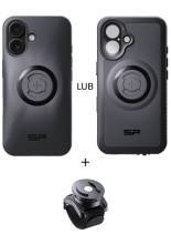 Zestaw: etui na telefon iPhone 16 + uchwyt na rzep SPC+ SP Connect