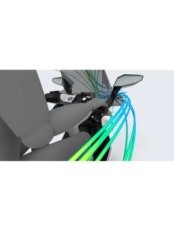 Szyba do skutera turystyczna PUIG V-Tech BMW C Evolution (14-20) przeźroczysta