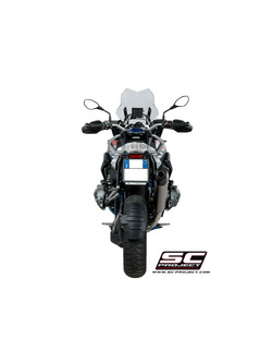 Tłumik SC-Project X-Plorer Titanium + Carbon (SLIP ON) - BMW R 1200 GS - ADVENTURE [17-18]
