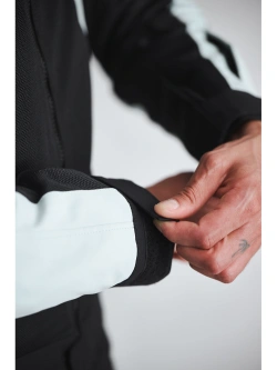 Kurtka motocyklowa tekstylna Modeka Khao Air II czarno-popielata