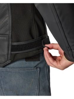 Kurtka motocyklowa skórzana REV’IT! Quadratic czarno-biała