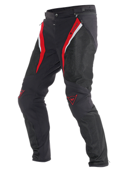 Spodnie motocyklowe tekstylne Dainese Drake Super Air Tex czarno-czerwone