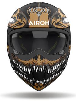 Kask modułowy Airoh J110 Oni czano-biało-brązowy