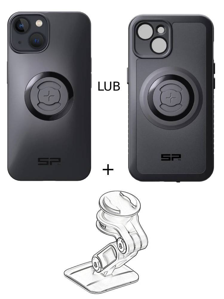 Zestaw do samochodu: etui na telefon iPhone 14/13 + mocowanie SP Connect