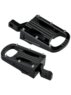 Podnóżki motocyklowe Biltwell Punisher XL wybrane modele Harley-Davidson czarne