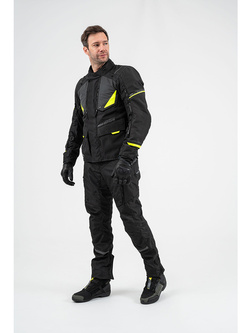 Kurtka motocyklowa tekstylna Shima Runner czarno-fluo