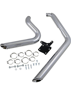 Pełny układ wydechowy Vance & Hines Shortshot chrom do Harley Davidson Dyna Glide (99-05)