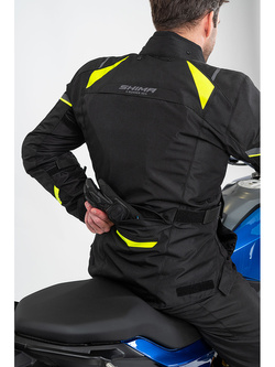 Kurtka motocyklowa tekstylna Shima Runner czarno-fluo
