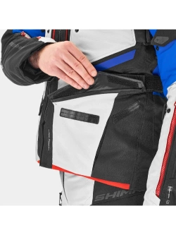 Kurtka motocyklowa tekstylna Shima Dune czarno-niebieska