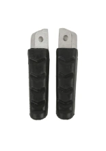 Podnóżki motocyklowe pasażera BikeTec BMW F 800 GT (11-13)/ S (04-08)/ ST (04-12) czarno-srebrne