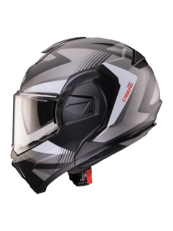 Kask szczękowy Caberg Trip czarno-szary