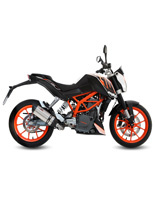 Pełny układ wydechowy (Suono) MIVV do KTM Duke 390 (13-16) srebrny