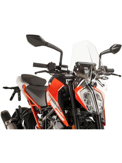 Owiewka PUIG do KTM 125 / 390 Duke (17-) przezroczysta