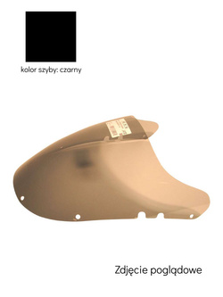 Szyba motocyklowa MRA Oryginalny kształt "O" Yamaha FZR 1000 Exup [91-93] czarna