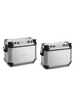 Komplet kufrów bocznych aluminiowych Givi Trekker Outback LEWY:37L PRAWY 48L