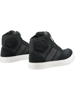 Buty motocyklowe damskie Icon Dog Days CE czarno-białe