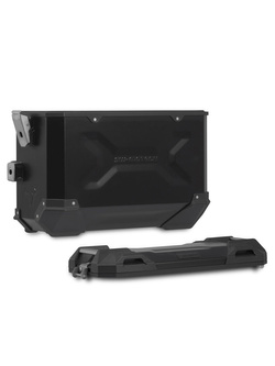 Zestaw: kufry boczne TRAX ADV + stelaże PRO 45/37 L Sw-Motech Suzuki V-Strom 1050 DE (23-) (pojemność 37 i 45 L) czarne