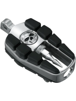 Podnóżki motocyklowe Kuryakyn Zombie srebrno-czarne