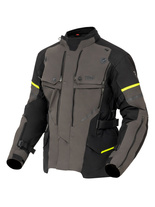 Kurtka motocyklowa tekstylna Rebelhorn Range antracytowo-czarno-żółta