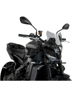 Szyba motocyklowa sportowa PUIG Yamaha MT-09 (24-)/ MT-09 SP (24-)/ MT-09 Y-AMT (24-) lekko przyciemniana