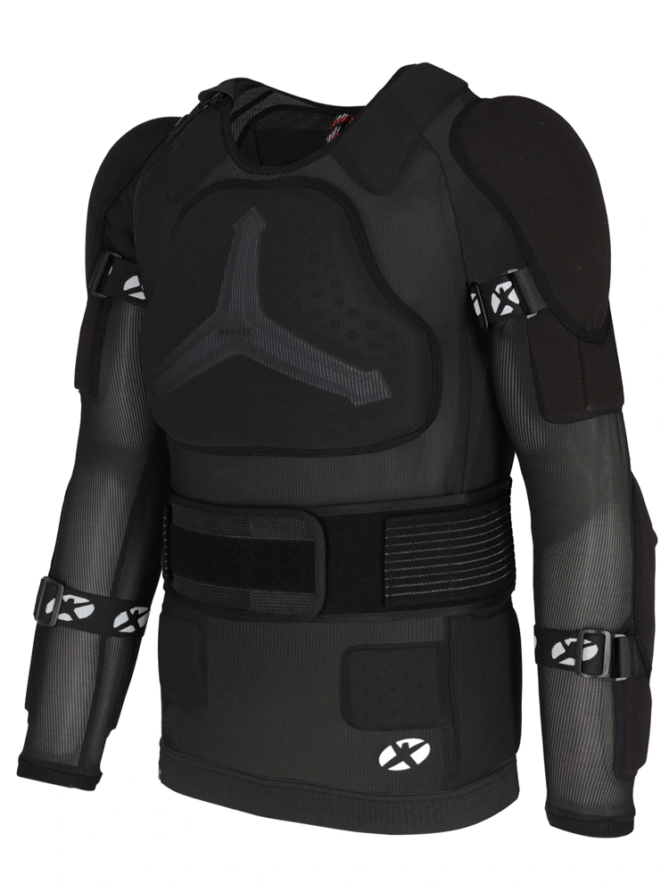 Bluza z ochraniaczami X-Factor Strong Pro czarna [poziom ochrony: CE level 2]