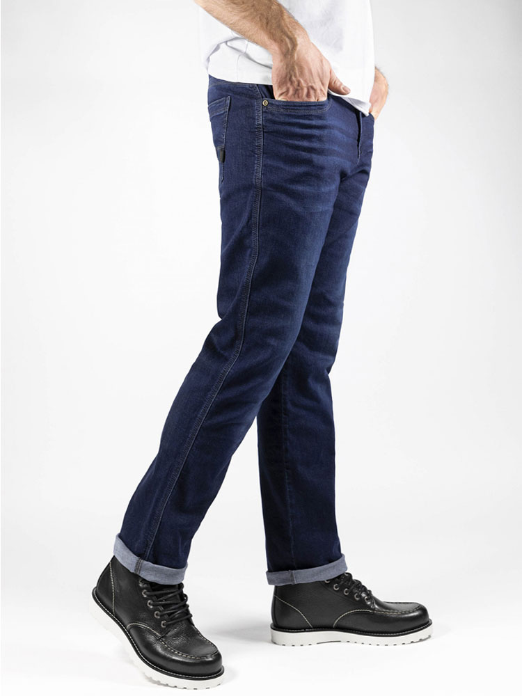 Jeansy motocyklowe John Doe Original granatowe