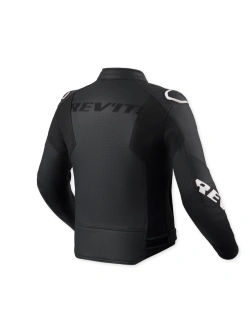 Kurtka motocyklowa skórzana REV’IT! Quadratic czarno-biała