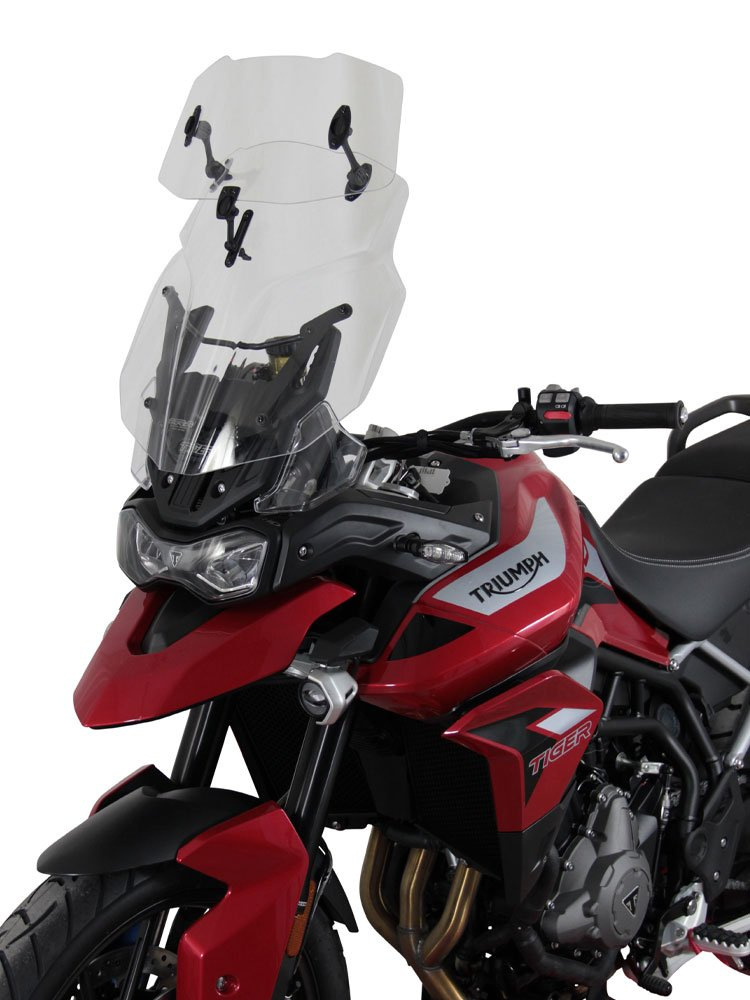 Szyba motocyklowa MRA Vario Touring "VXCM" Triumph Tiger 900 (19-24)/ GT PRO/ Tiger 850 Sport (19-) przeźroczysta