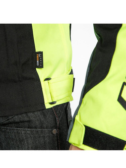 Motocyklowa kurtka tekstylna Dainese Speed Master D-Dry czarno-szaro-fluo żółta