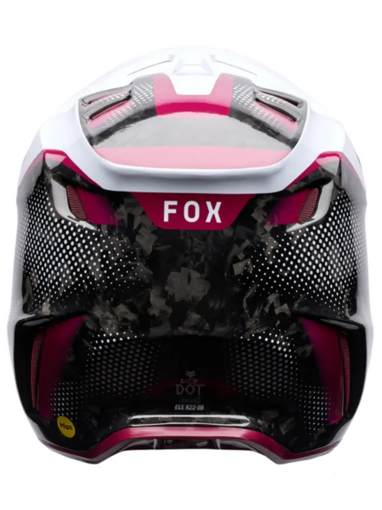 Kask enduro Fox V3 RS Tactile czarno-biały