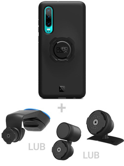 Zestaw do samochodu: etui na telefon Huawei P30 + mocowanie Quad Lock