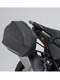 Zestaw: kufry boczne + stelaże PRO ABS ® Aero System Sw-Motech do KTM 1290 Super Adventure R / S (21-)/ 1390 R/ S/ Evo (24-) [pojemność: 2 x 25 L]