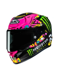 Kask integralny HJC RPHA 12 Carbon Quartararo Le Mans 4 różowo-czarny