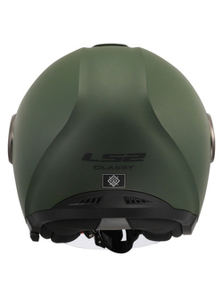 Kask otwarty LS2 OF620 Classy Solid zielony matowy