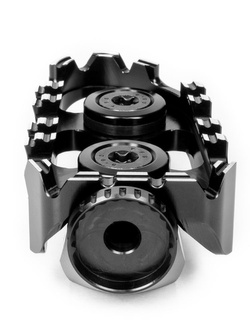 Podnóżki GILLES Tech-X Enduro UF-35 Ducati Multistrada 1200 (10-14)/ Multistrada 1260/ S (18-20) czarne