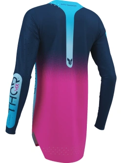 Bluza enduro damska Thor Sportmode Merge niebiesko-różowa