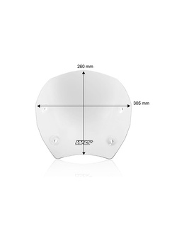 Szyba motocyklowa WRS Sport do BMW R 1300 GS (23-)/ Adventure (24-) przezroczysta