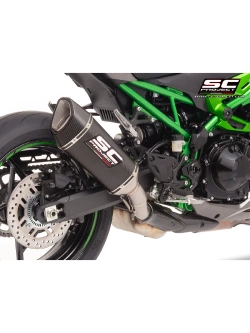Tłumik motocyklowy SC-Project SC1-R Kawasaki Z 900 (25-) z osłoną termiczną, carbon [z homologacją]